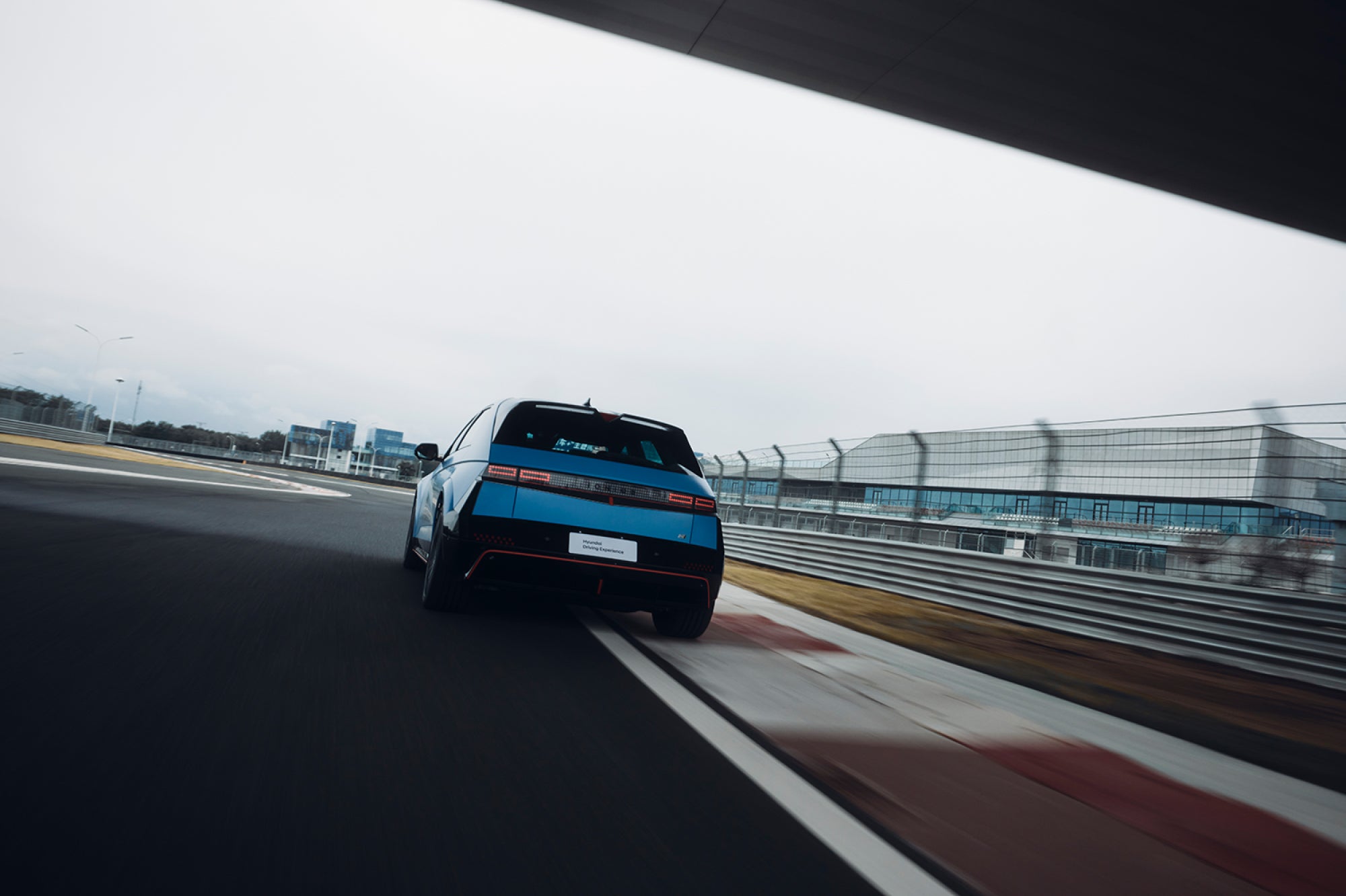 Hyundai IONIQ 5 N on a racetrack
