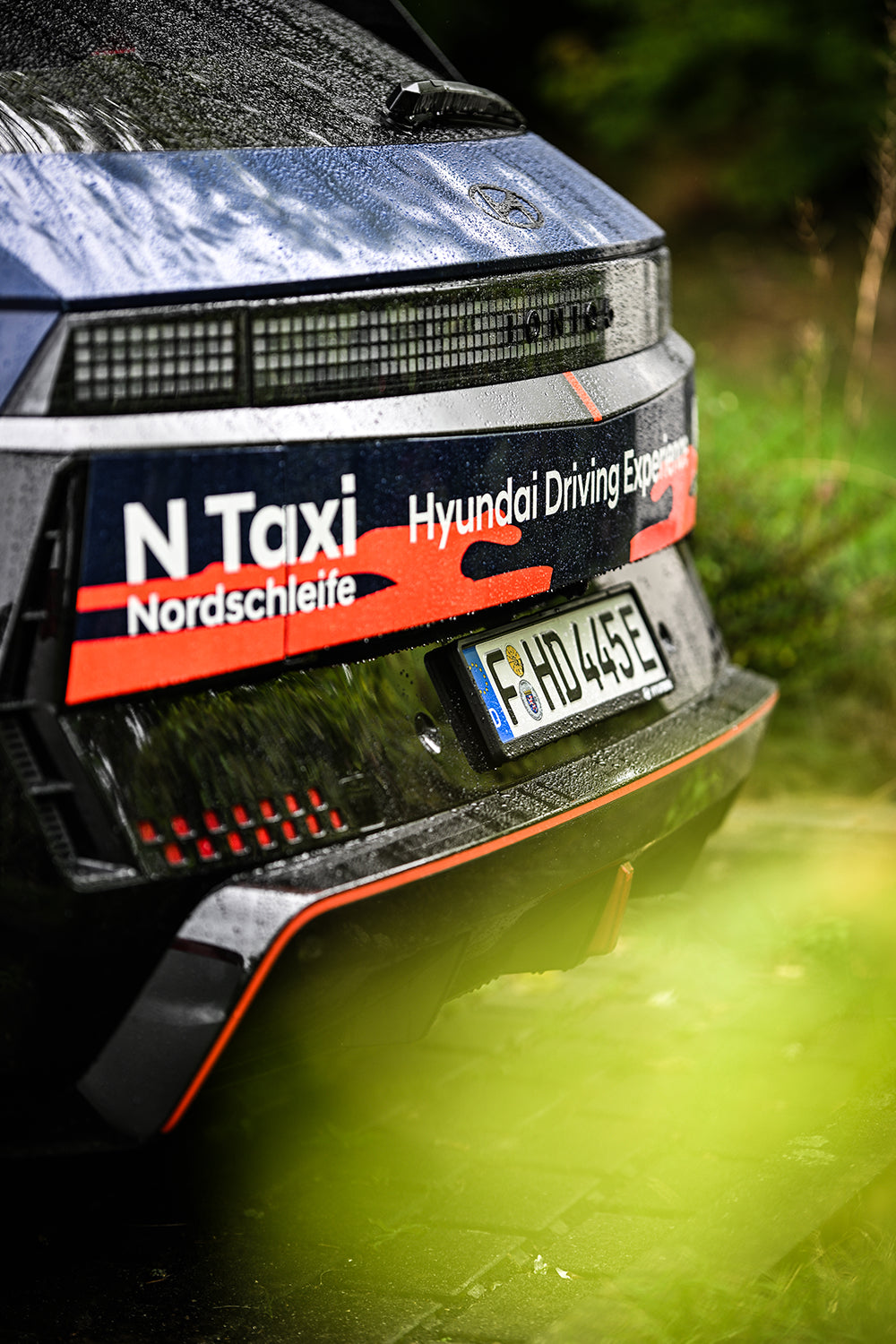 Heckansicht des Hyundai IONIQ 5 N Taxi
